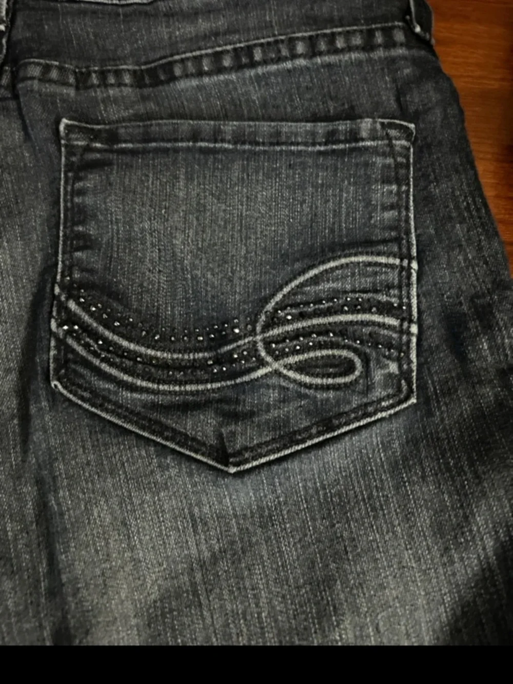 NYDJ Women's Dark Indigo Straight Leg Jeans  Lift  Tuck Technology Size 10